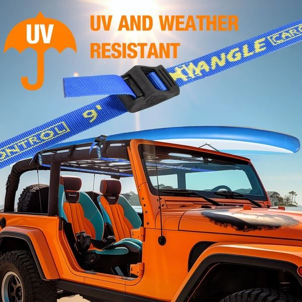 Uv-Resistance Cam Buckle Tie Down Strap For Kayak